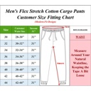 Grey & Grey & Grey 34 3-Pack Men's Flex-Stretch Cotton Cargo Pants, 31-Inch Inseam - Comfortable and Durable